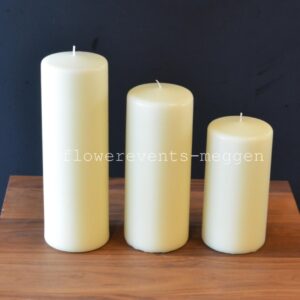 Wax candles to windlights 80mm